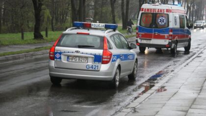 Za kierownicę po pijanemu bez uprawnień. W wyniku kolizji 43-latek wylądował w szpitalu