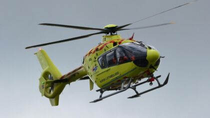 Tragedia w Żywcu: poważnie ranna nastolatka została ewakuowana przez Lotnicze Pogotowie Ratunkowe