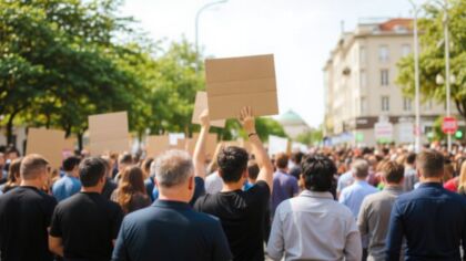 Gorąca debata w Radzie Miejskiej: Protest Roberta Bąkiewicza w sprawie imigrantów wywołuje chaos