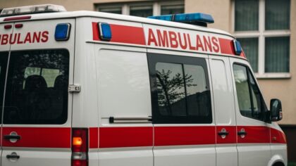 Mężczyzna w ciężkim stanie po użądleniu przez szerszenia – lądowanie śmigłowca LPR w Bielsku-Białej