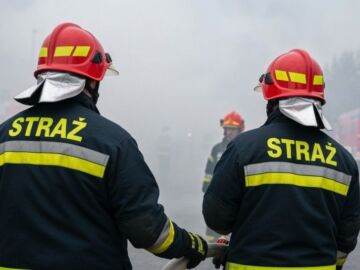 Kobiernice: piorun podpalił poddasze, trwa akcja strażaków
